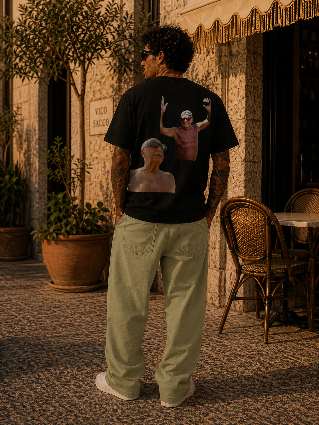 italianstreetwear,dolcevita,controrastudio,vinodellacasa,unisextee,cotonepesante,cachi,nero,giallolimone,verdegiungla,caffe