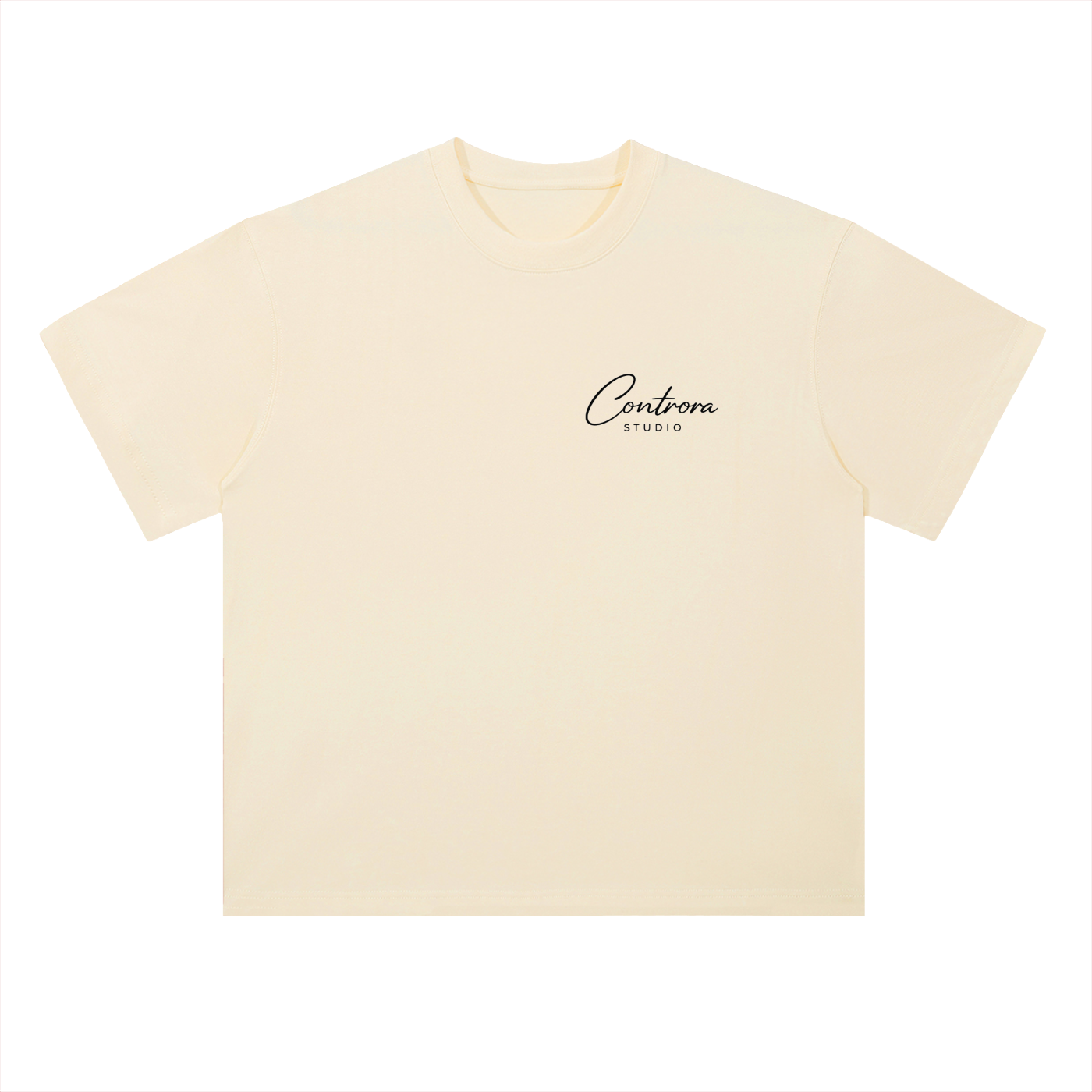 Heavyweight Drop Shoulder Cotton T-Shirt