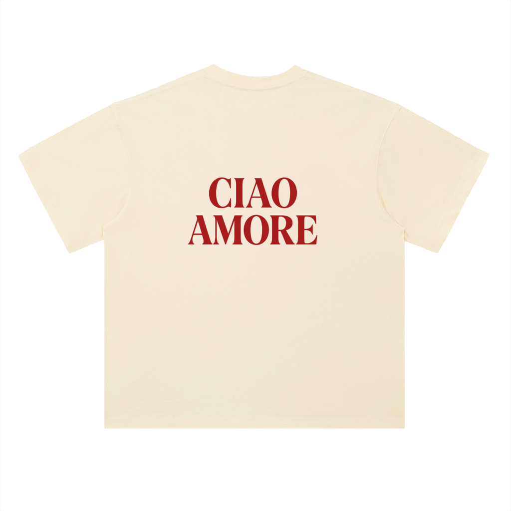 ciaoamore,tshirt,heavycotton,oversize,unisex,italianstyle,dolcevita,italiansummer,summer