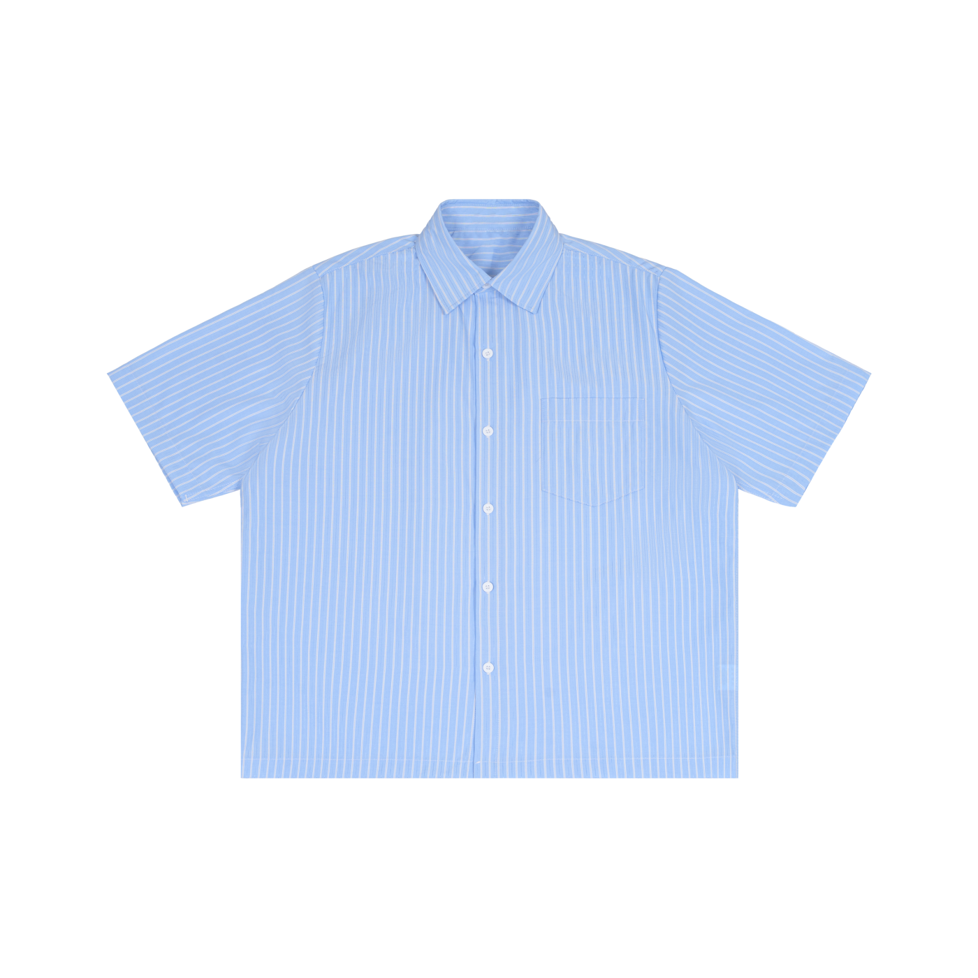 Riviera Striped Boxy Short Sleeve Shirt