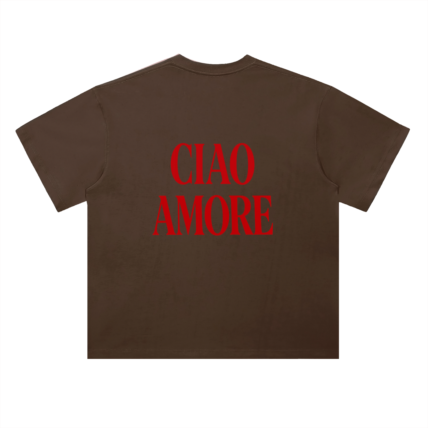 Ciao Amore Heavyweight Drop Shoulder Cotton T-Shirt